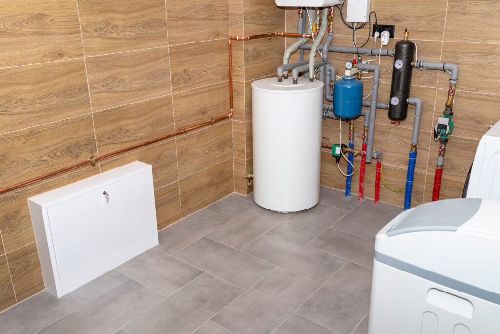 Residential water heater and plumbing system installed in Estero